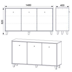 Комод 30 (Компаніт) - Зображення 11